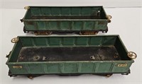 (2) Prewar Lionel Standard Gauge #512 Gondola Cars