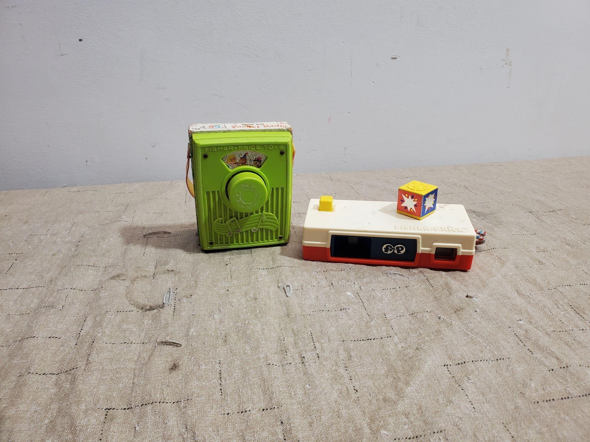 Fisher Price Radio, and Camera