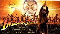 Autograph Crystal Skull Poster Harrison Ford
