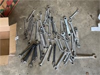 Lot assorted wrenches- kobalt, mac, etc