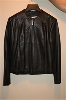 Ladies Leather Jacket w/ Cututs Medium Like NEW