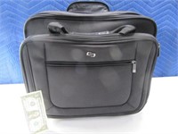 20" Travel SOLO Black Briefcase CarryOn Bag