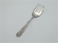 Stieff Sterling Silver Rose MED Meat fork 69 grams