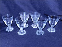 6 Boopie cocktail glasses