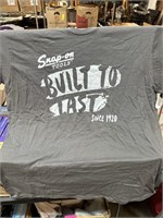 NEW SNAP ON T-SHIRT BUILT TO LAST SZ XL