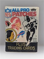 1977 Fleer All Pro NFL Patches Pack