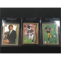 Three 1998 Topps Football Rookie Cards