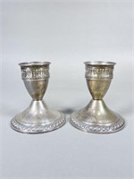 Duchin Sterling Silver Candle Stick Holders