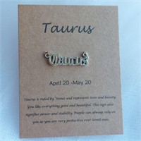 Taurus - Astrology Necklace Charm