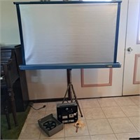 Bell & Howell Autoload Projector & Screen