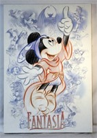 Disney Mickey Mouse in Fantasia Print on Canvas