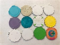 10 Various Casino Chip Molds