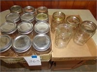 Wide & small mouth pint canning jars