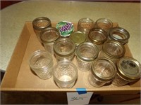 15 Half pint canning jars