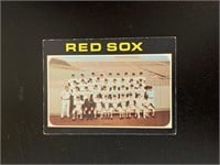 1971 Topps Boston Red Sox Team Baseball Card #386