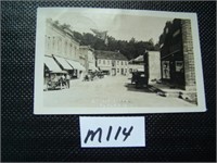 Street Scene - Potosi WI - 1925 - Postcard