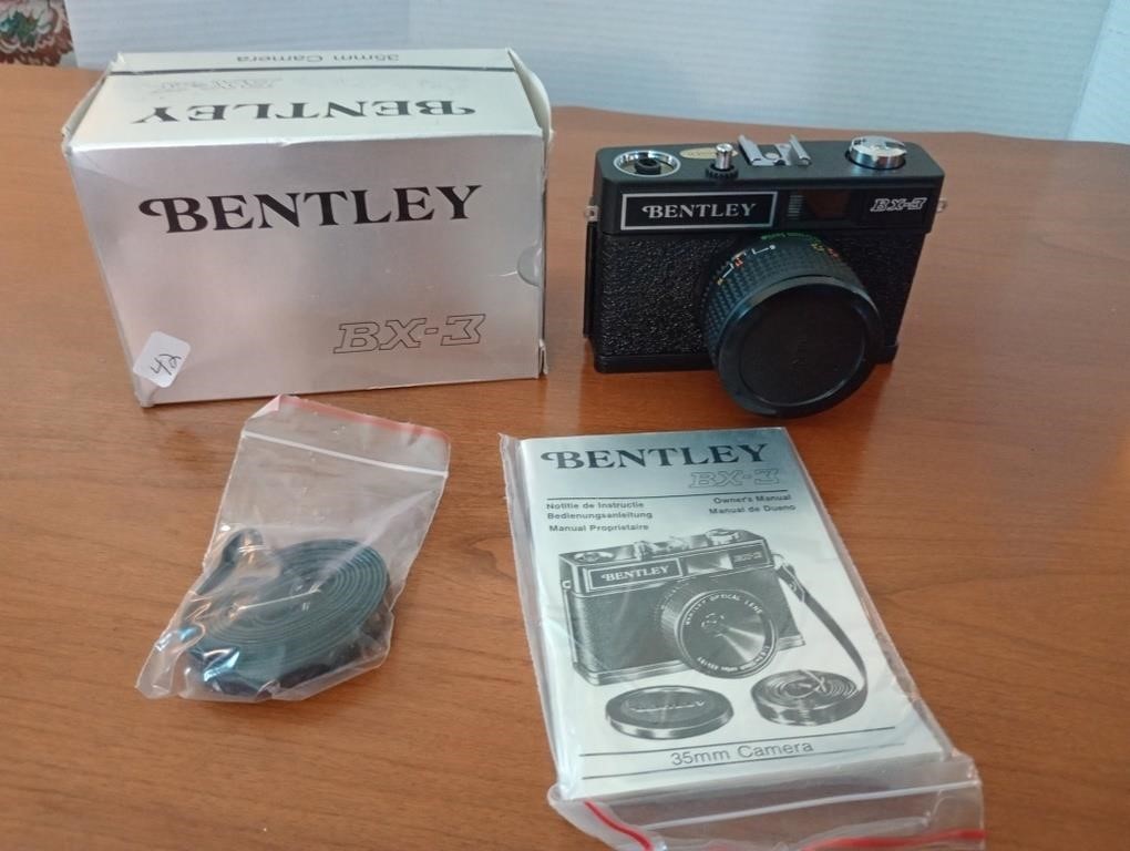 Bentley BX-3 35mm camera with original box &