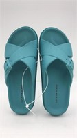 New Lucky Brand Slides Sandals Sz 7m Blue