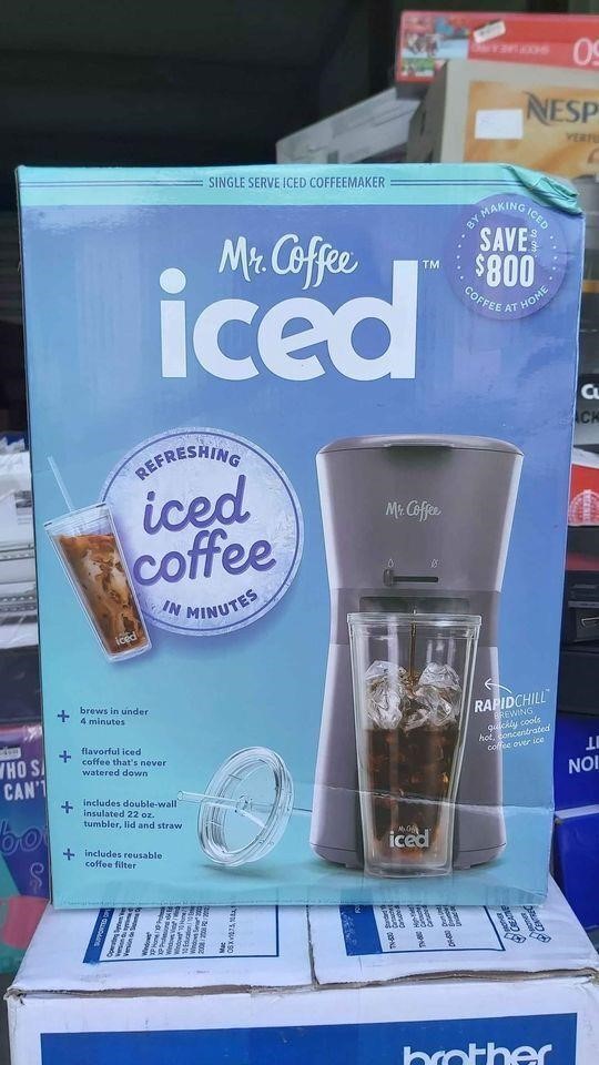 Mr. Coffee Iced Coffee Maker, Single Serve Machine