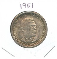 1951 Booker T. Washington Commemorative Silver