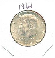 1964 Kennedy Silver Half Dollar