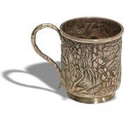 Chinese Silver Export Cup, 19th C#