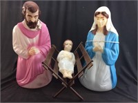 HOLY FAMILY BLOW MOLDS
