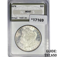1879 Morgan Silver Dollar NGS MS67