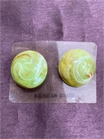 Lucite clip Earrings