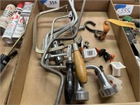 Speed Hand Crank Wrenches, Coping Saw, Bolts, etc.