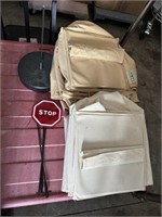 SHOE ORGANIZERS & GARAGE STOP SIGN