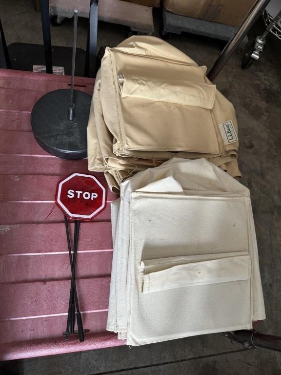 SHOE ORGANIZERS & GARAGE STOP SIGN