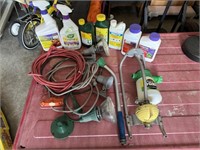 OUTSIDE CHEMICALS, EXTENSION CORDS, FLOOD LIGHTS