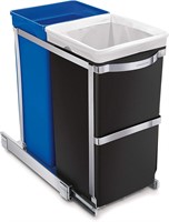 Cabinet Pull-Out Recycling Bin and Trash Can