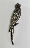 Vintage Large Sterling Parrot Pin/Brooch 6 Grams
