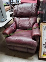 Leather Burgundy Recliner