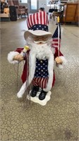 26" Animatronic Patriotic Santa