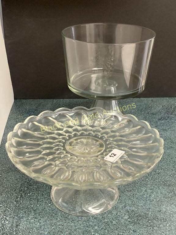 Glass Compote & Cake Stand