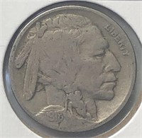 1917-D Buffalo Nickel F