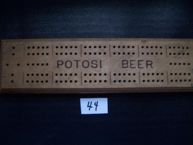 Potosi Beer Cribbage Board - Greetings and Merry C