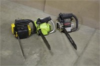 (3) Chainsaws, Loose, Untested