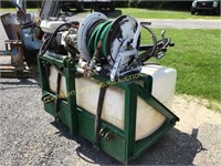 BED MOUNTED SPRAYER WITH HOSE, REEL & MOTOR