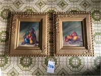 PAir of Vintage Oil Paintings ( 15" x17")