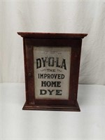 DY-O-LA Dye Sales Cabinet General Store Display