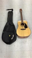Fender guitar with case