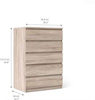 TVILUM  5-DRAWER CHEST