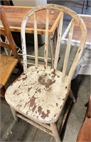 Old White Chair