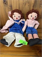 RAGGEDY ANN & ANDY DOLLS