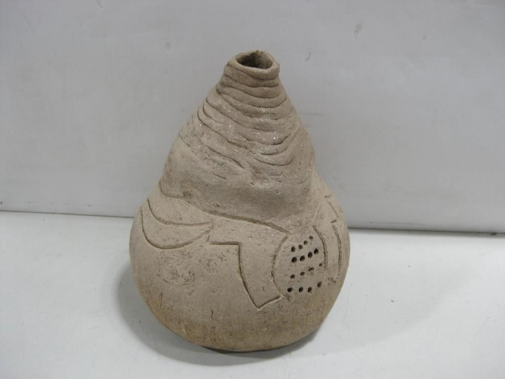 8" Tall Pottery Vase