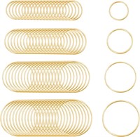 Shapenty 25mm Brass Round Earring